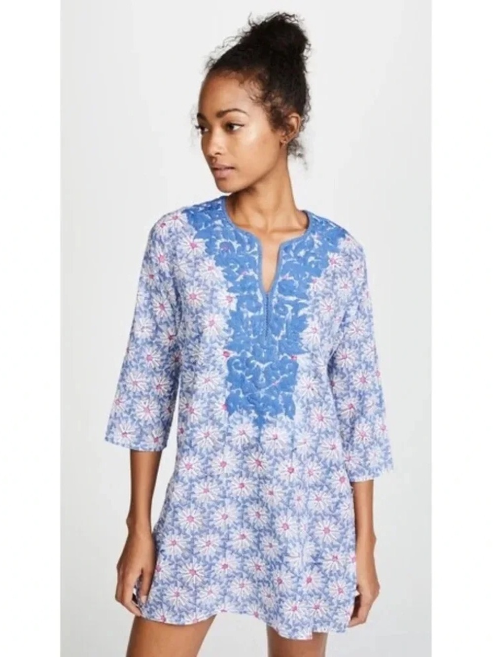 Roller Rabbit light Cotton Inez Tunic Cover-up in Molas Medium - Like New